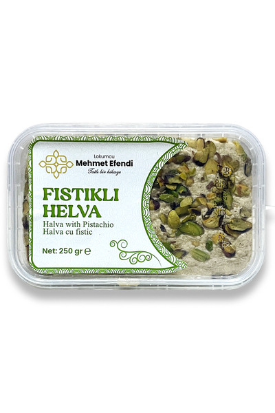 LOKUMCU MEHMET EFENDİ Tatlı bir hikaye Halva Cu Fistic 250g, Gust Intens, Premium
