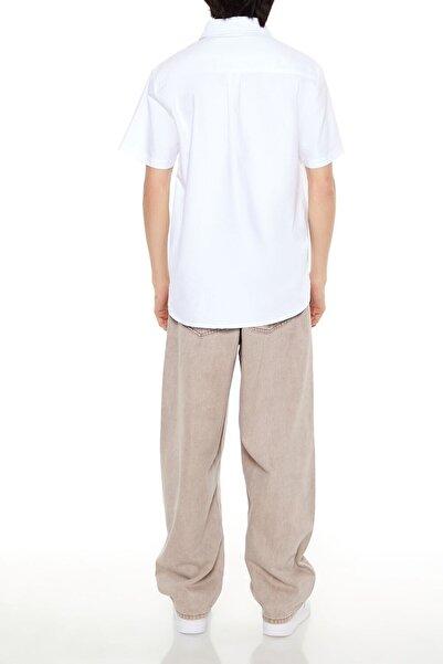 Forever 21 Mineral Yıkama Baggy Jean Pantolon