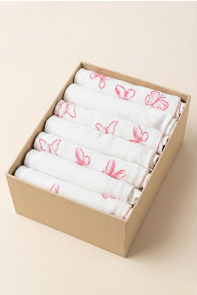 BUUFUU Baby Mouth Wipes 7 Pack Patterned Natural