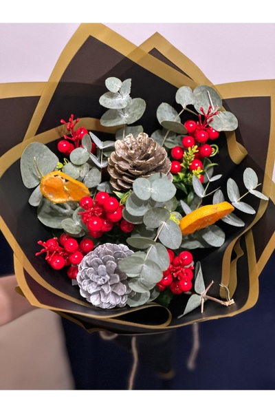 Didan ÇİÇEK Yılbaşı çiçeği Kokina buketi