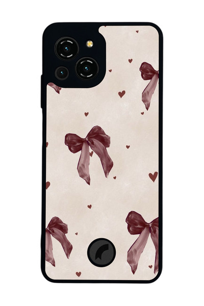 Reeder S23 Pro Max Uyumlu Kurdele Tasarımlı Glossy Premium Kılıf