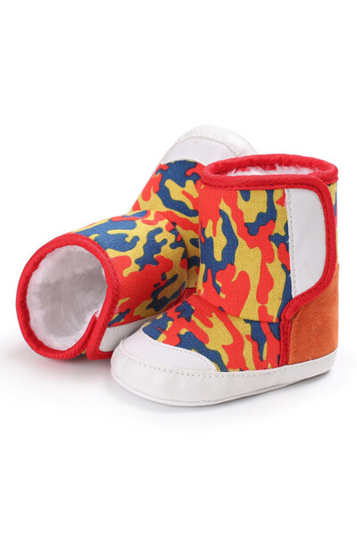 Bebelul Boys' boots - Orange Army