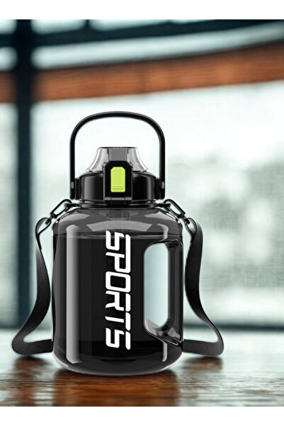 Generic Large Capacity Sports Water Bottle with Cleaning Brush and Leak-Proof Lid