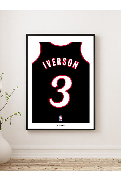 Pixaflair - Allen Iverson - Çerçevesiz Poster