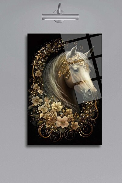 HMDS CONCEPT Horse's Elegance Glass Painting 455