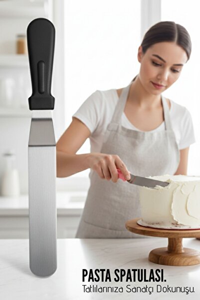 Transformacion Profesyonel Pasta Hazırlama ve Şekillendirme Spatulası 304 Pas...
