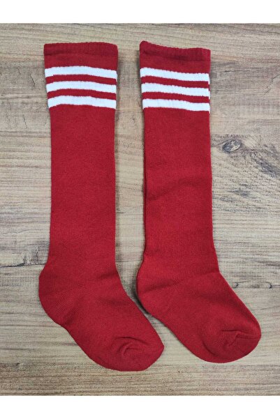 erceys 2 Çift Futbol Çorabı Pamuklu Terletmeyen Diz Boyu Antreman Tozluk