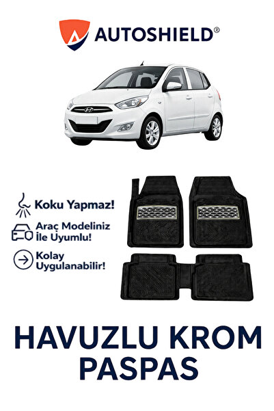 Universal Hyundai i10 Serisi Tüm Modeller İle Uyumlu Derin Havuzlu Paspas Kro...