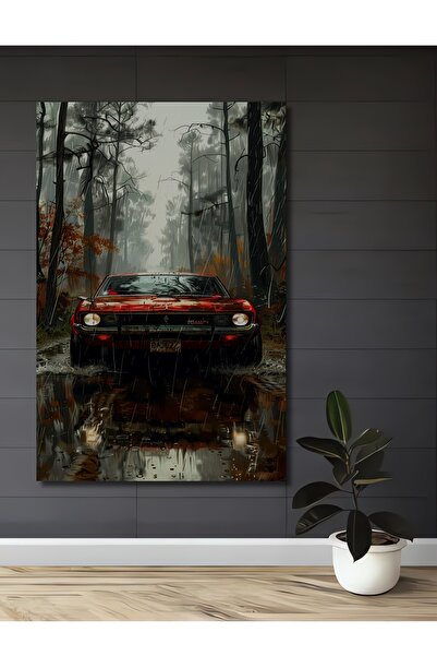 Teona Ahşap Pictură decorativă din lemn cu aspect de vopsea în ulei, mașină c...