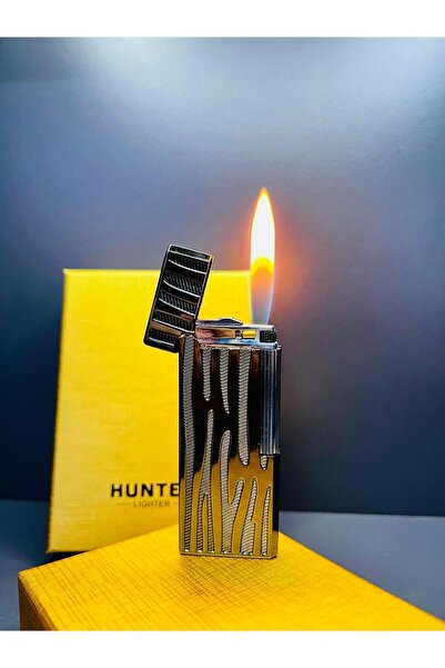 Hunter Dupont Model Slim Tasarım Gazlı Metal Çakmak
