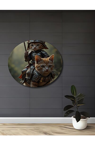 Teona Ahşap Tablou decorativ din lemn cu aspect de pictură în ulei, Războinic...