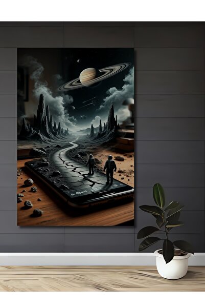 Teona Ahşap Tablou decorativ din lemn cu aspect de pictură în ulei, tematică ...