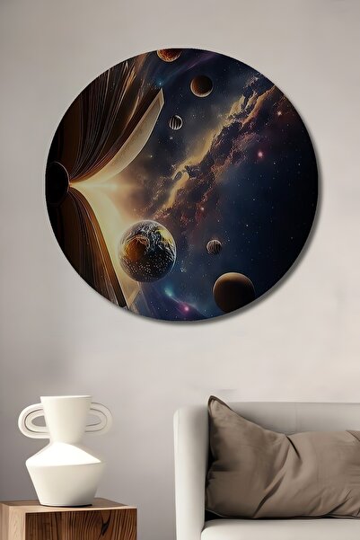 Teona Ahşap Călătorie în spațiu de la o carte deschisă la un alt loc, pictură...