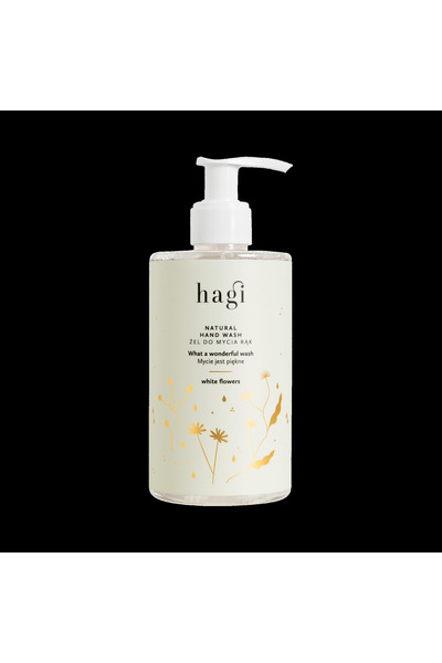 Hagi Liquid hand soap with white flowers