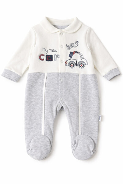 LUMMY BABY جمبسوت أطفال قطن بأكمام طويلة مطبوع