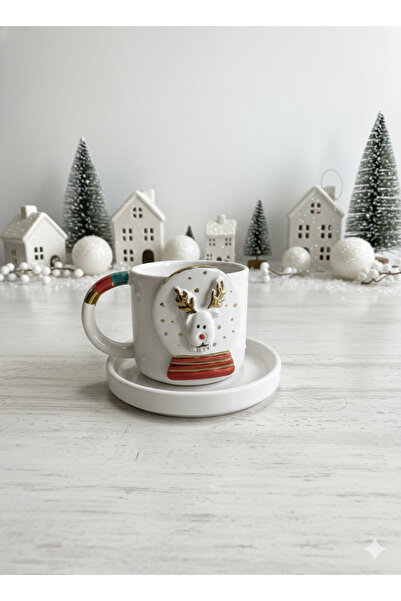 Deniz Kızı Seramik Snow Globe Handmade Ceramic Cup