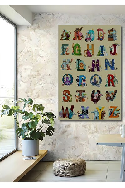 Teona Ahşap Tablou decorativ din lemn cu aspect de pictură în ulei, cu litere...