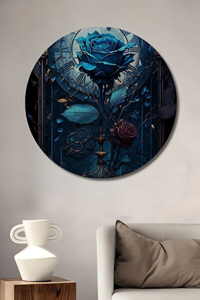 Teona Ahşap Tablou decorativ din lemn cu aspect de pictură în ulei, cu textur...