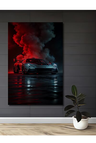 Teona Ahşap Pictură decorativă din lemn cu aspect de vopsea în ulei, cu mașin...