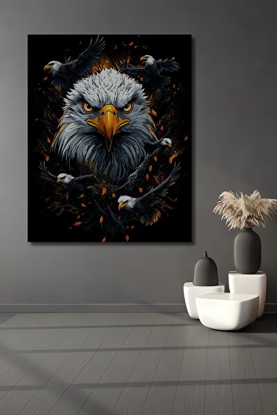 Teona Ahşap Tablou decorativ din lemn cu aspect de pictură în ulei „Puterea V...