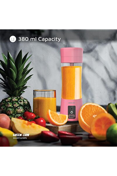 Green Lion عصارة جوس ميت الكهربائية المحمولة سعة 380 مل