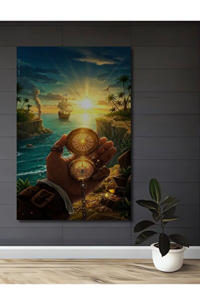 Teona Ahşap Pictură decorativă din lemn cu aspect de pictură în ulei, cu buso...