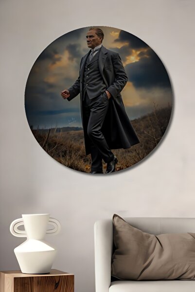 Teona Ahşap Ο Μεγάλος Ηγέτης Μουστάφα Κεμάλ Ατατούρκ Ελαιογραφία με εμφάνιση ...