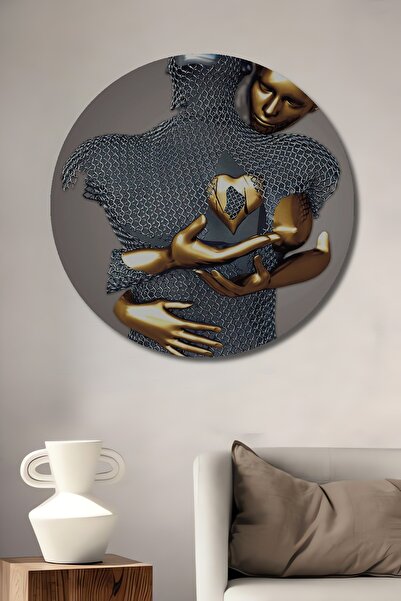 Teona Ahşap Îmbrățișare emoțională Artă abstractă Pictură decorativă din lemn