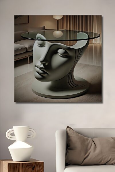 Teona Ahşap Tablou decorativ din lemn cu aspect de pictură în ulei, artă abst...