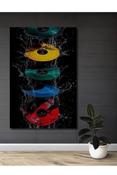 Teona Ahşap Imprimare pe vinil în culori vii