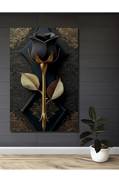 Teona Ahşap Tablou decorativ din lemn cu aspect de pictură în ulei, cu tranda...