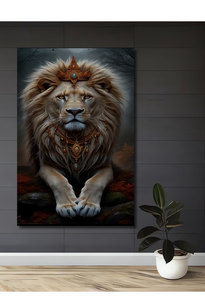 Teona Ahşap Διακοσμητικός ξύλινος πίνακας με ελαιογραφία σε στυλ Βασιλικού Λι...