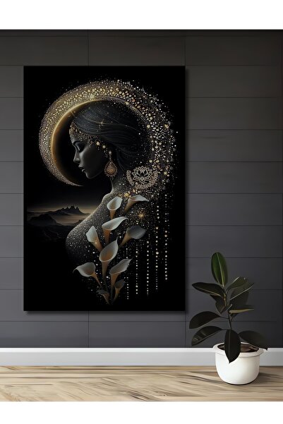 Teona Ahşap Tablou decorativ din lemn cu aspect de pictură în ulei, reprezent...