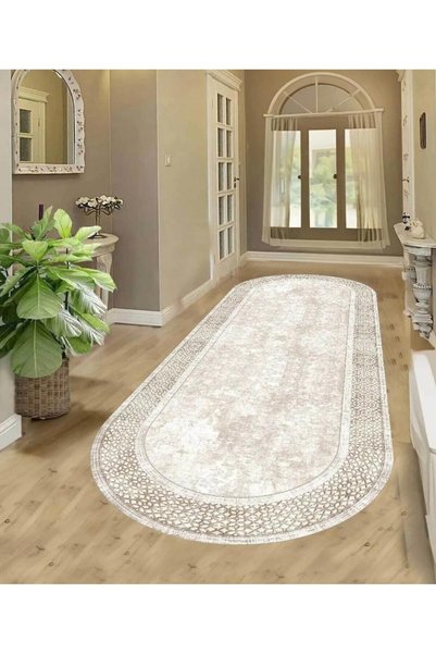 Home Yıkanabilir Kaymaz Taban Halı Mutfak Dekor Yolluk Koridor Salon Halısı