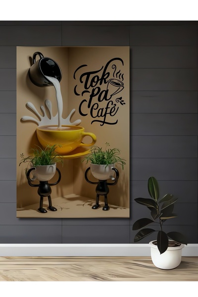 Teona Ahşap Pictură decorativă pe lemn cu aspect de vopsea în ulei cu picătur...