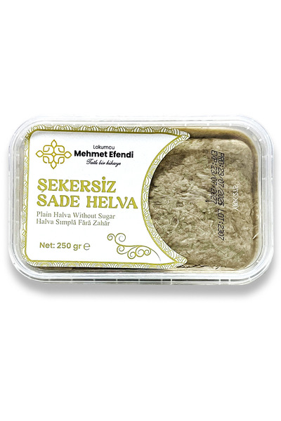 LOKUMCU MEHMET EFENDİ Tatlı bir hikaye Halva Simpla Fara Zahar 250g, Gust Intens, Premium