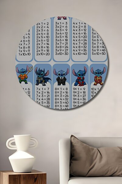 Teona Ahşap Drăguț set de personaj tablouri de matematică, tablou decorativ d...