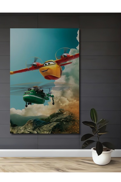 Teona Ahşap Pictură decorativă pe lemn cu vopsea în ulei, cu aspect de acuare...