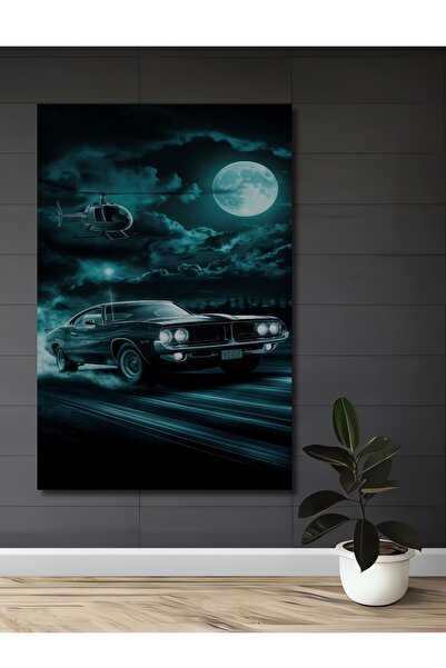 Teona Ahşap Tablou decorativ din lemn cu aspect de pictură în ulei, cu temati...