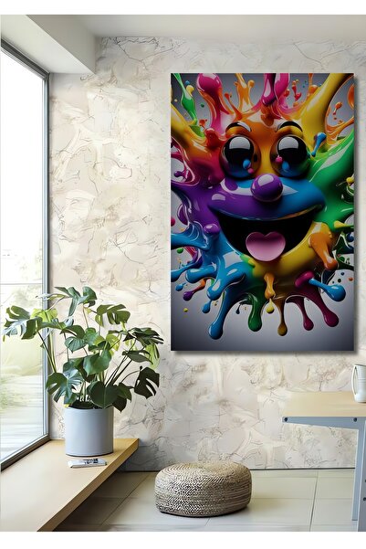 Teona Ahşap Pictură cu vopsea în mișcare personaj Tablo