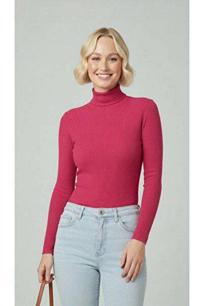 IVORA WEAR Women's Full Throated Corded Fabric Lycra Ribbed Knit Badi Thin Lo...