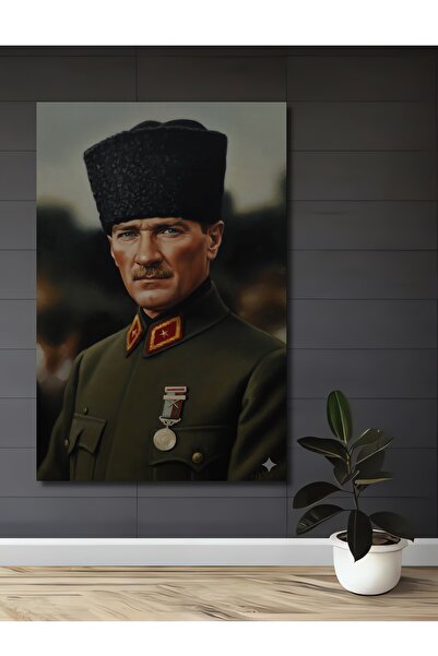 Teona Ahşap Ελαιογραφία με εμφάνιση του Μουστάφα Κεμάλ Ατατούρκ