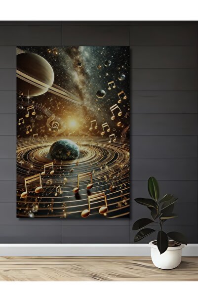 Teona Ahşap Pictură decorativă pe lemn cu aspect de pictură în ulei, Simfonie...