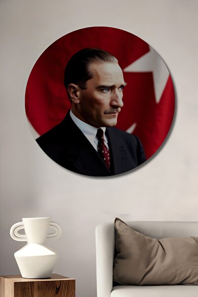 Teona Ahşap Γκαζί Μουσταφά Κεμάλ Ατατούρκ Ξύλινο Διακοσμητικό Πίνακας Ζωγραφι...