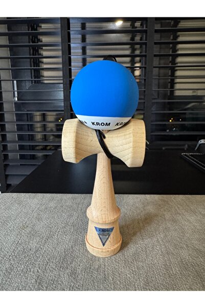 Krom Kendama KENDAMA KROM POP ALBASTRU GRIP COMPLET PROFESIONAL DE CEA MAI BUNĂ CALITATE