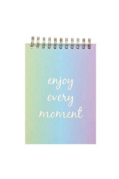 SHOPIENS Agenda, A6, 80 Pages Dictation, Ombre Pastel Cover, with Spiral and ...