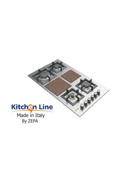 Kitchen Line Stainless Steel Cooktop 90 cm