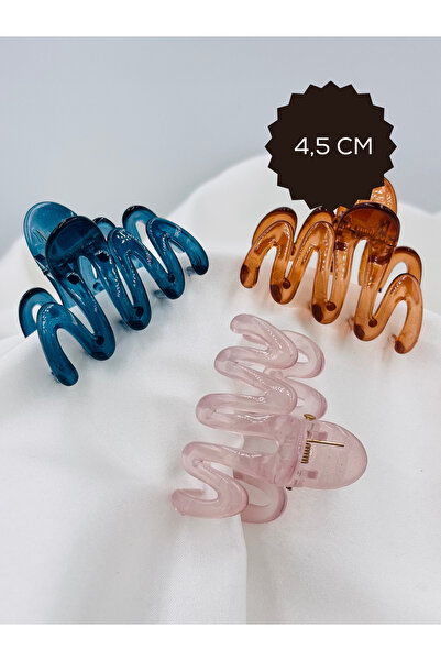 Raha Butik 3-dijelni šareni zigzag model kopče 4,5 CM