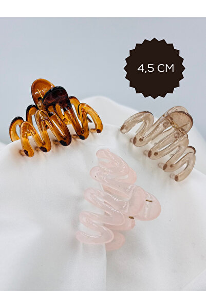 Raha Butik 3-dijelni šareni zigzag model kopče 4,5 CM