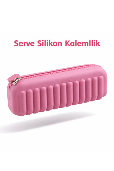 Kids Like Serve Toz Tutmaz Silikon Kalemlik - Premium Kalite